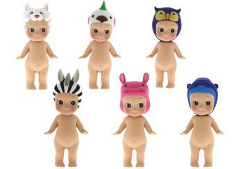Sonny Angel gelukspopje Dieren serie 3 - DE GELE FLAMINGO - Kids concept store 