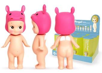 Sonny Angel gelukspopje Dieren serie 3 - DE GELE FLAMINGO - Kids concept store 