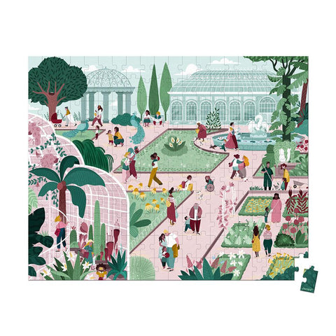 Janod koffertje puzzel 200 stuks - Botanical Garden*