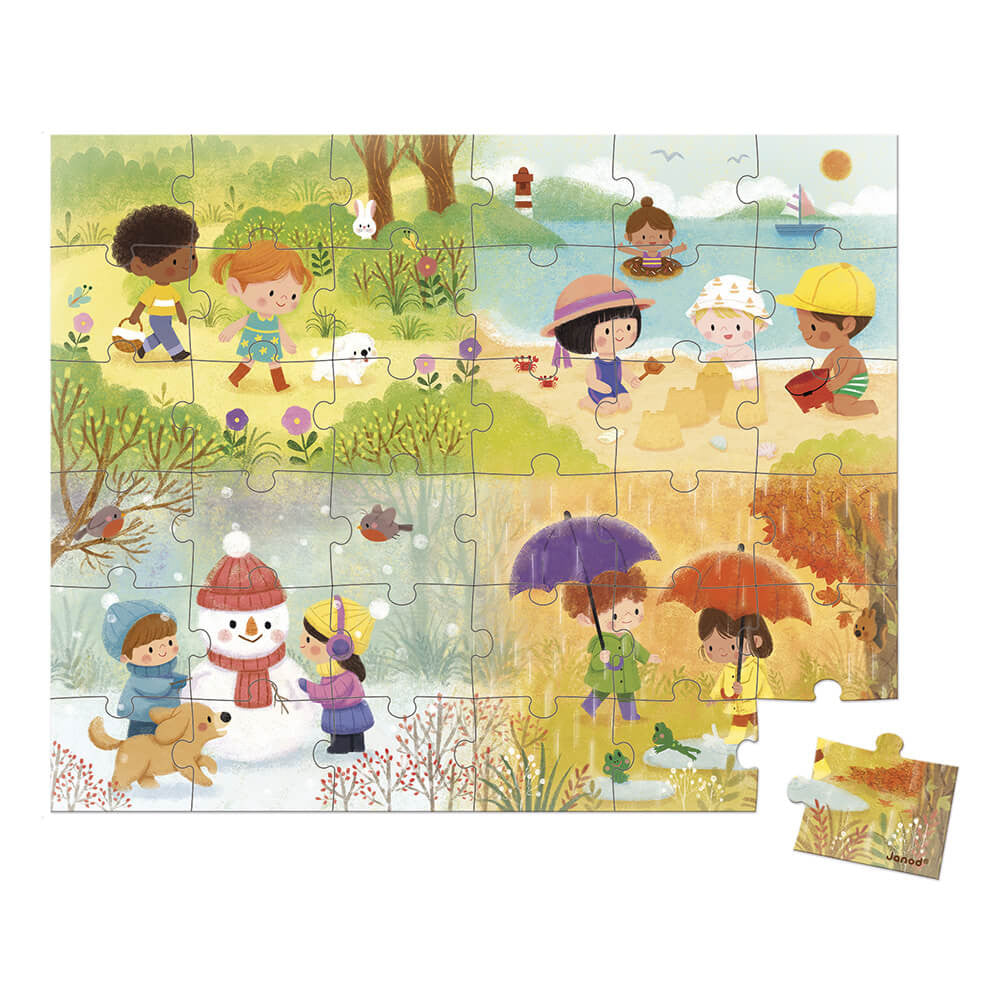 * Janod kofferpuzzel 36st | Seasons