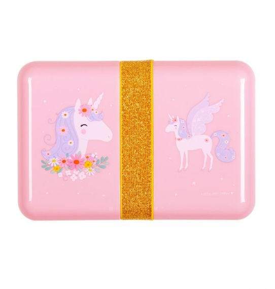A Little Lovely Company lunch box | Unicorns