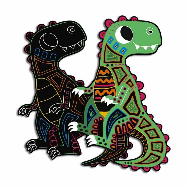 Janod Scratch Kaarten Dinosaurus *