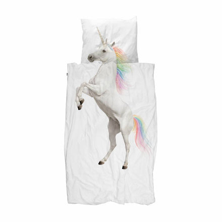 * SNURK dekbedset 140 x 200/220cm Unicorn