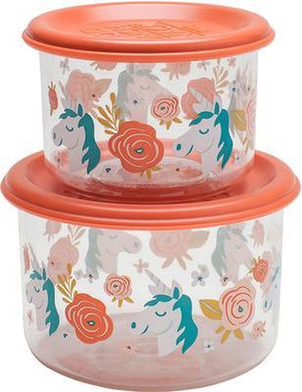 SugarBooger Set 2 Snackdoosjes Unicorn