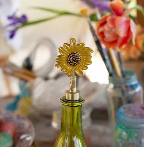 Doing Goods Bottle Stopper Sunny Sunflower