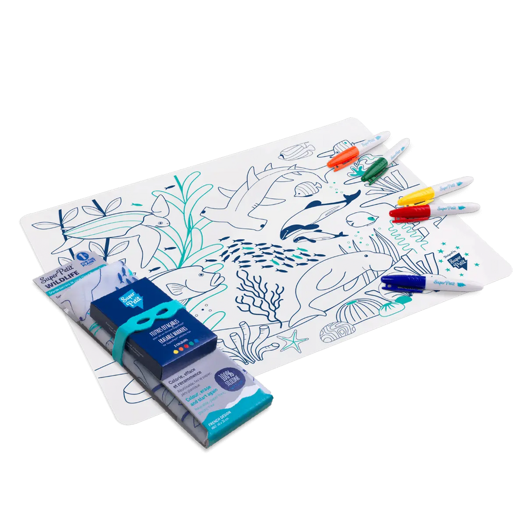 Super Petit Placemat Met Stiften | Coral Reef