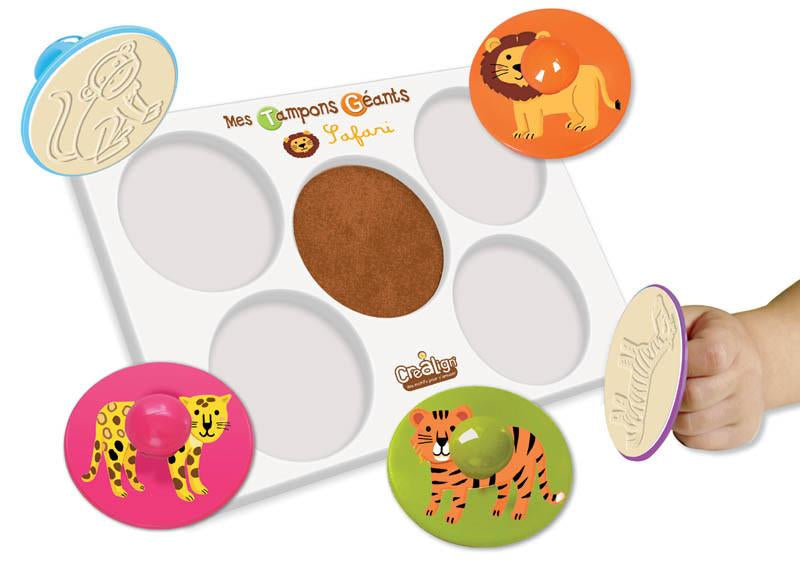 Stempel set groot Safari - DE GELE FLAMINGO - 3