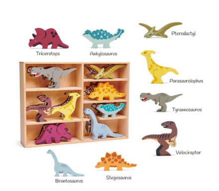 Tender Leaf Toys Houten Dino Triceratops *