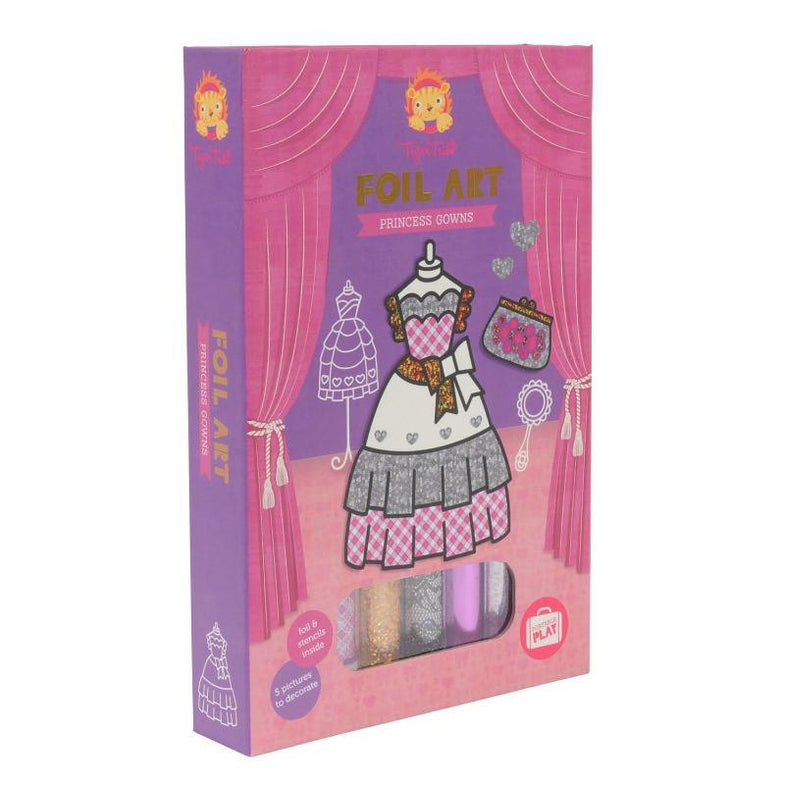 Tiger Tribe meeneem Foil art Princess gowns