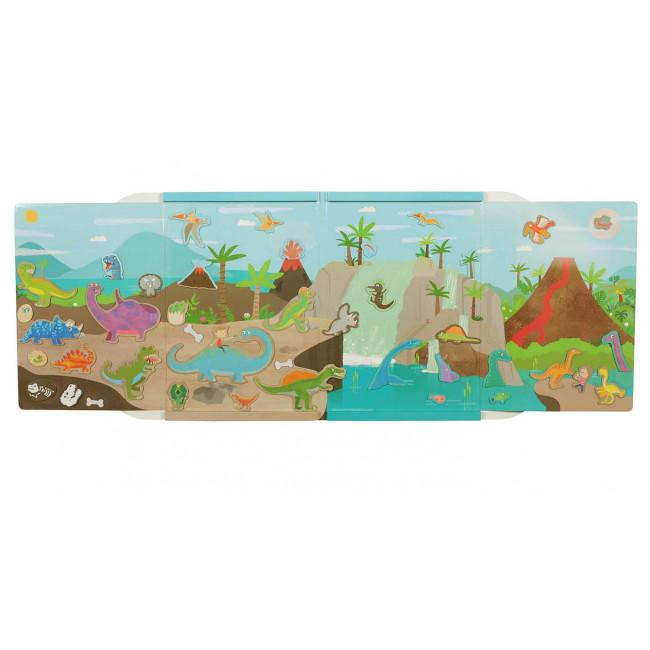 Tiger Tribe meeneem magneetset - Dino world