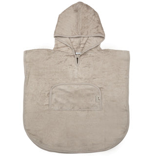 Timboo Poncho Met V-Hals Bamboo 4-6Y | Feather Grey  *