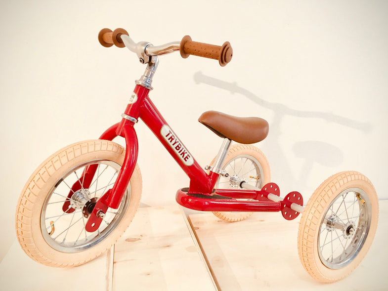 Trybike Steel loopfiets 2-in-1 Vintage Red