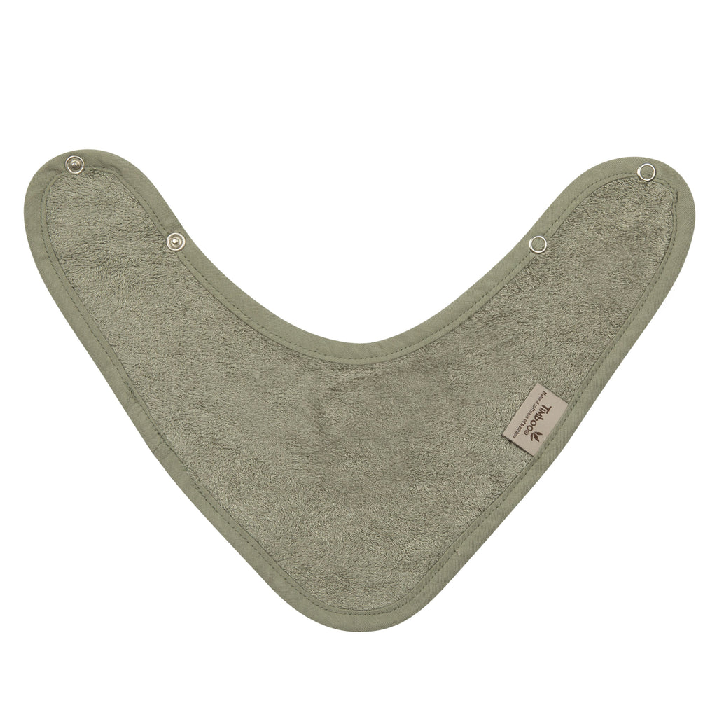 Timboo Bandana Slab Bamboe Kwijlsjaaltje | Whisper Green