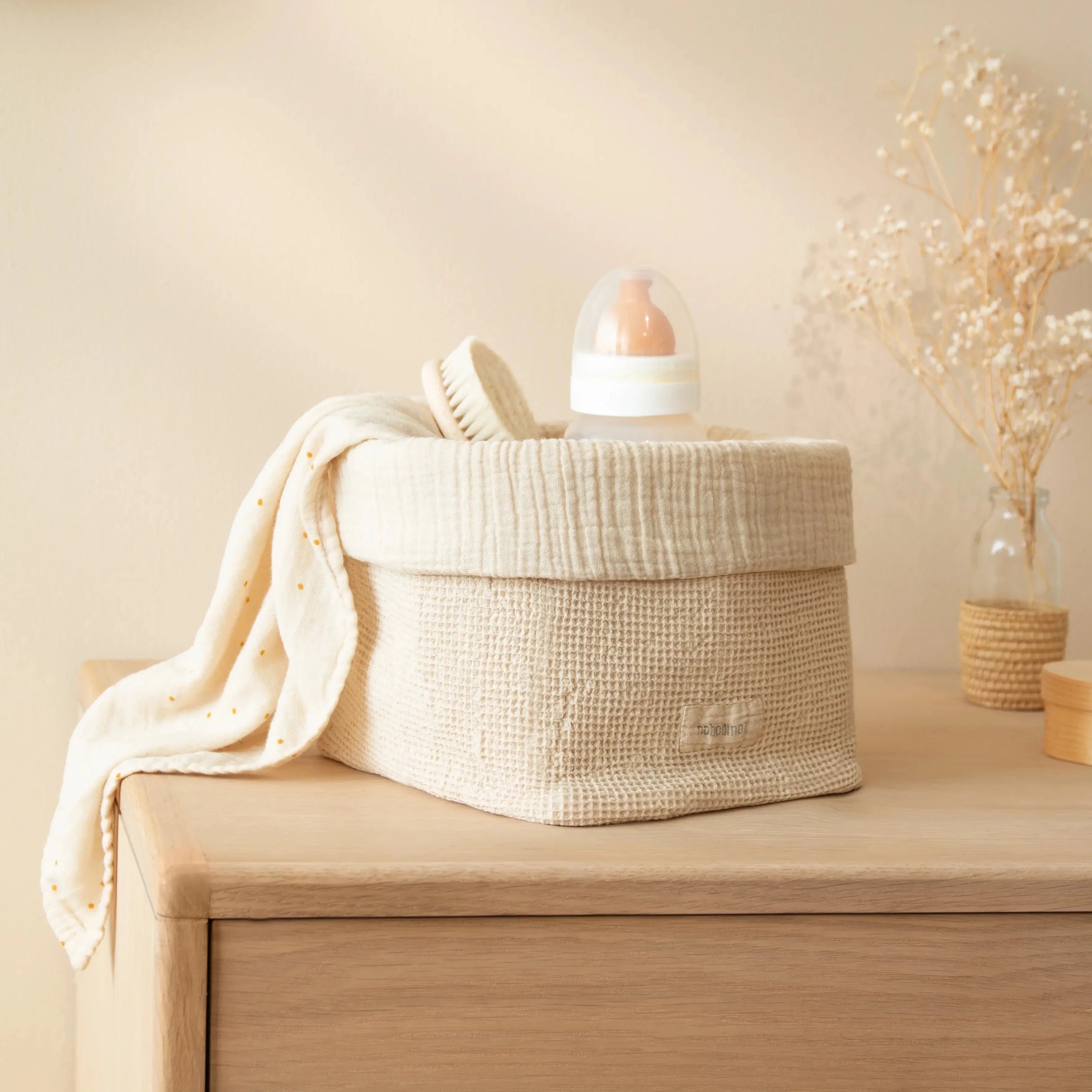 * Nobodinoz Opbergmand Wabi-Sabi Basket | Ginger