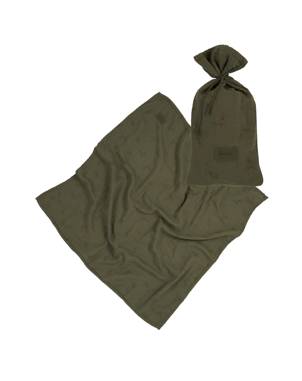 * Nobodinoz Wabi Sabi Geboortecadeau Swaddle | Flore Vetiver