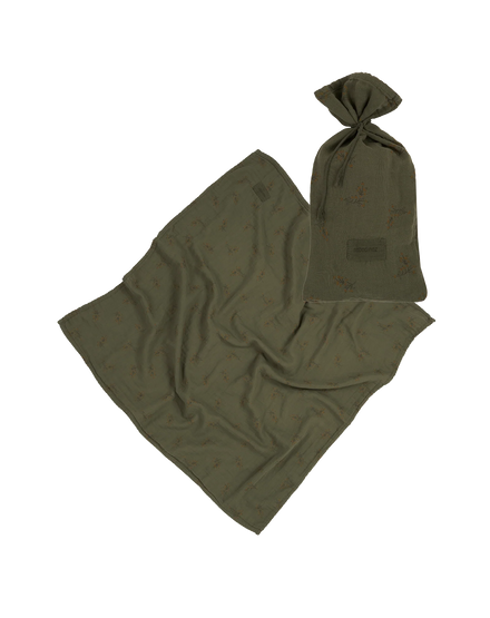 * Nobodinoz Wabi Sabi Geboortecadeau Swaddle | Flore Vetiver