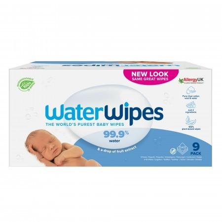 WaterWipes Bio Baby Billendoekjes | Voordeelpak 9x60 - (540st)