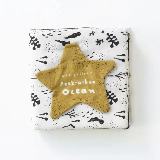 Wee Gallery Baby's First Crinkle Peek A Book  *