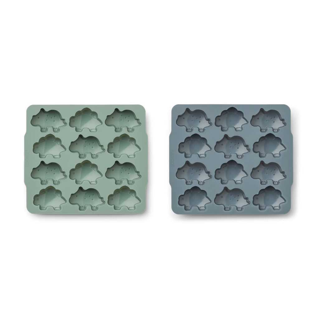 Liewood Sonny Ice Cube Tray 2-pack | Peppermint/ Whale Blue Mix*