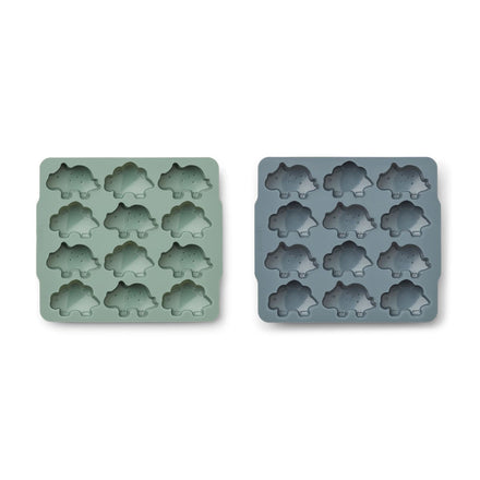 Liewood Sonny Ice Cube Tray 2-pack | Peppermint/ Whale Blue Mix*