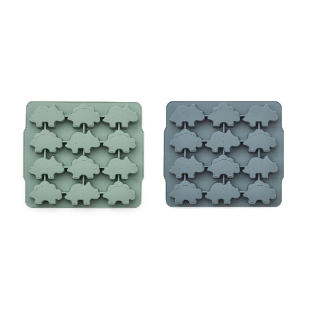 Liewood Sonny Ice Cube Tray 2-pack | Peppermint/ Whale Blue Mix*
