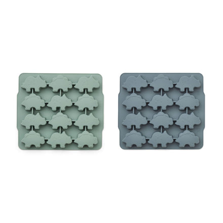 Liewood Sonny Ice Cube Tray 2-pack | Peppermint/ Whale Blue Mix*