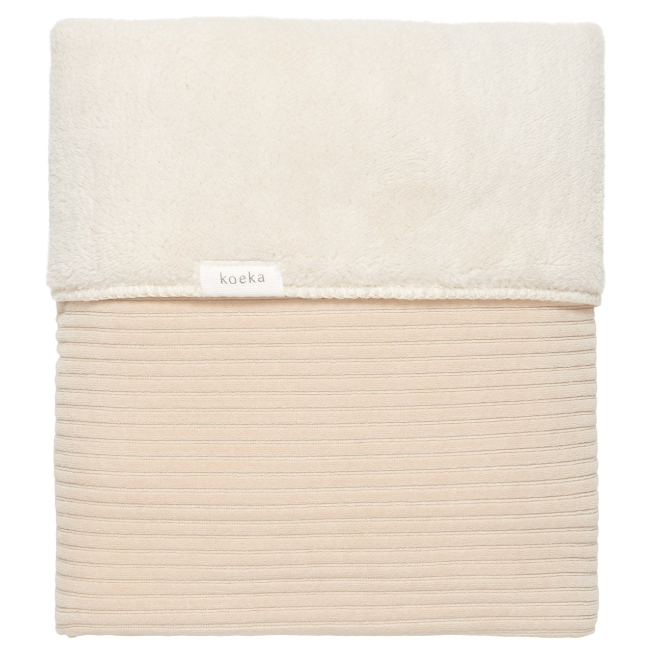 *  Koeka Wiegdeken 75x100cm Teddy Vik Sand