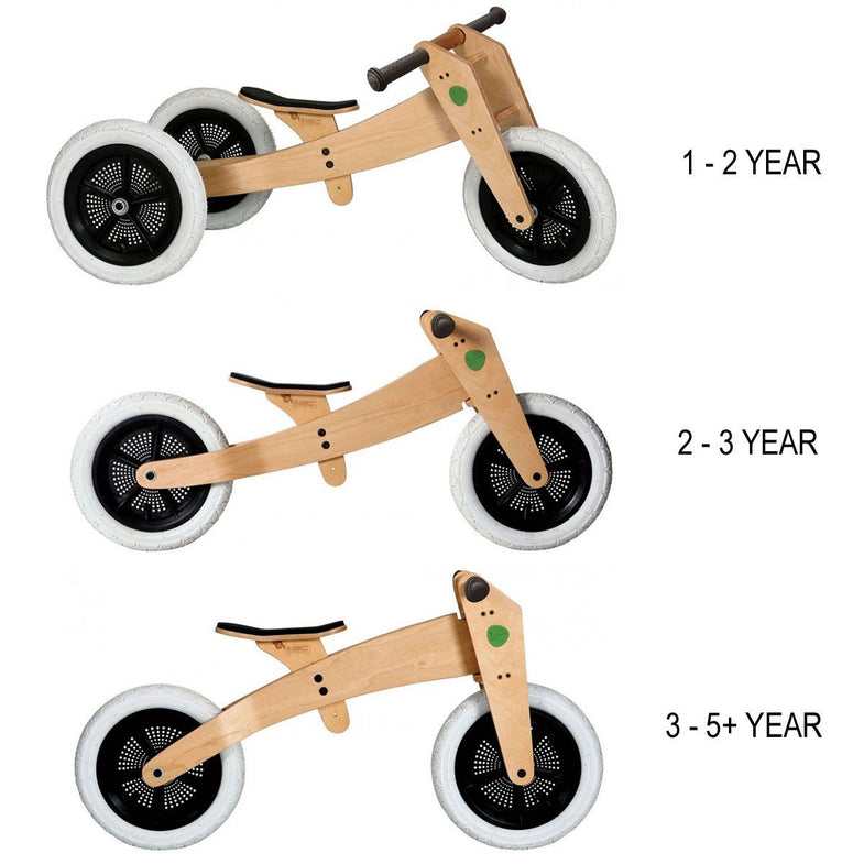 Wishbone bike 2-in-1 Bike original - DE GELE FLAMINGO - 5
