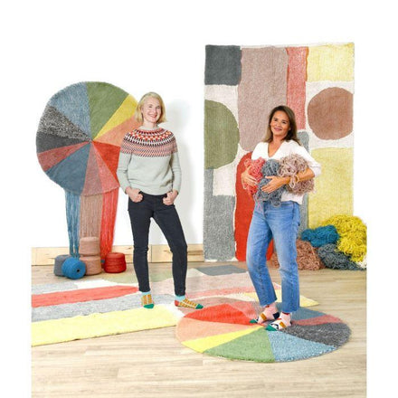 Lorena Canals machinewasbaar wollen tapijt 120cm | Pie Chart