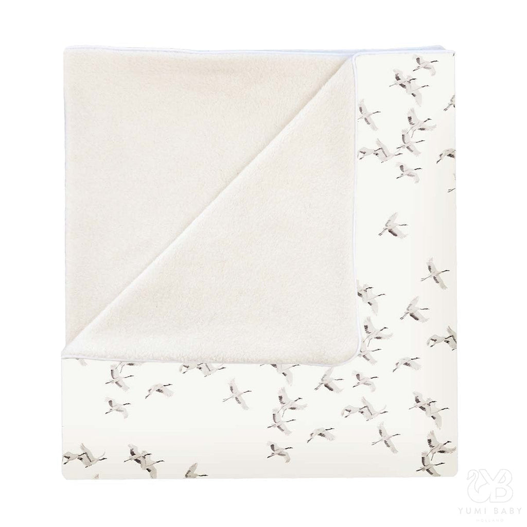 Yumi Baby Ledikantdeken 100x140cm Cranebirds *