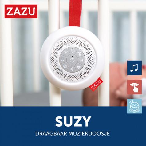 Zazu Draagbaar Muziekdoosje Baby Soother Met Rustgevende Geluiden | Suzy De Susher
