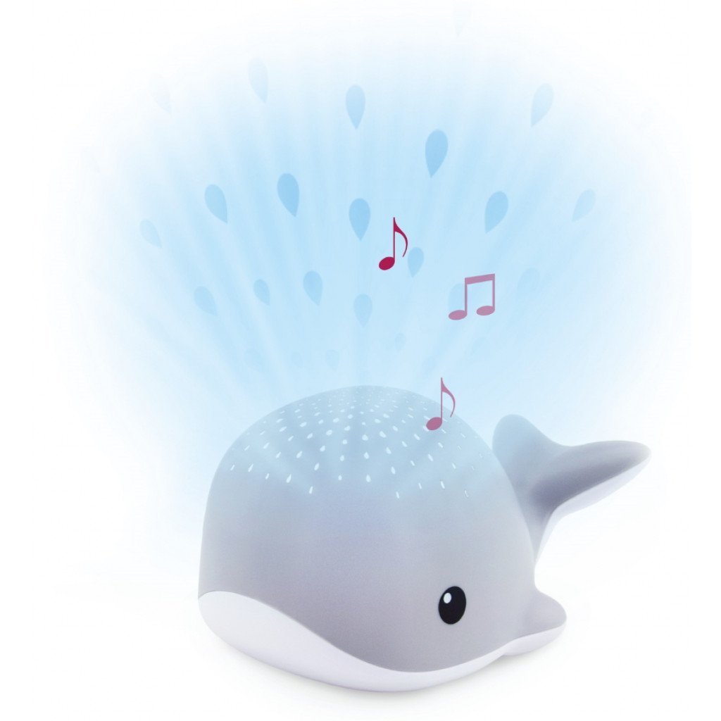 Zazu Projector Met Rustgevende Melodieën Wally De Walvis | Grijs